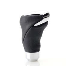 金属真皮汽车排挡头 改装档把头波棍头排挡杆 手动改装通用挂档杆