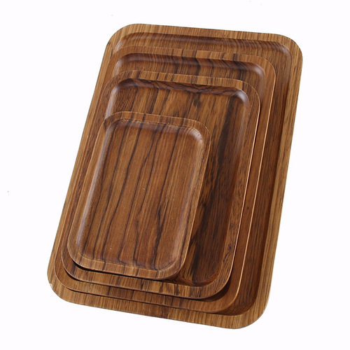 Japanese rectangular tray hotel restaurant tea tray home tea cup cup tray cake coffee tea tray