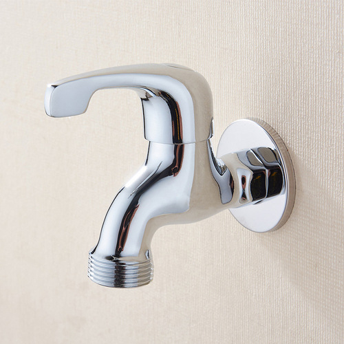 Copper 6-point water outlet washing machine faucet, quick-opening spout, wall-mounted washing machine faucet, manufacturer wholesale