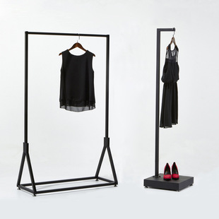 Factory direct clothing rack display rack floor women's clothes hanger iron clothing Island rack children's clothing shelf wholesale