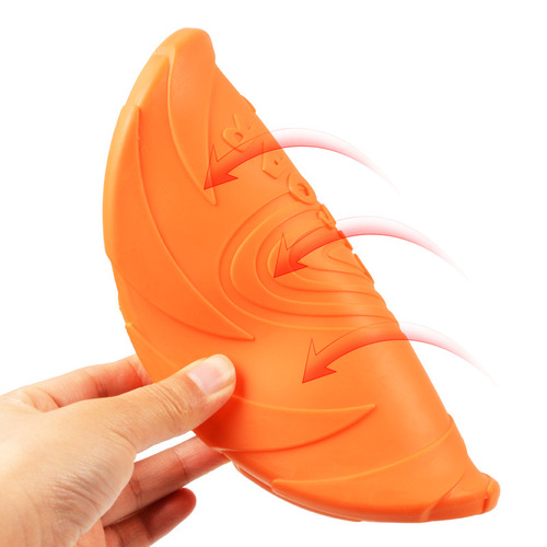 Amazon Dog Flying Disc Golden Retriever Border Collie Training Dog Exercise Pet Toy Durable Chewable Soft Rubber Frisbee Floats in Water