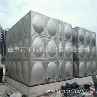 大型保温消防不锈钢水箱小型家用水箱卧式消防水池彩钢板生活水箱