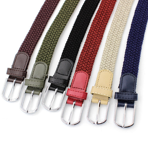 Women's Korean Fashion Elastic Elastic Braided Belt Unisex Student Versatile Decorative Belt Dropshipping