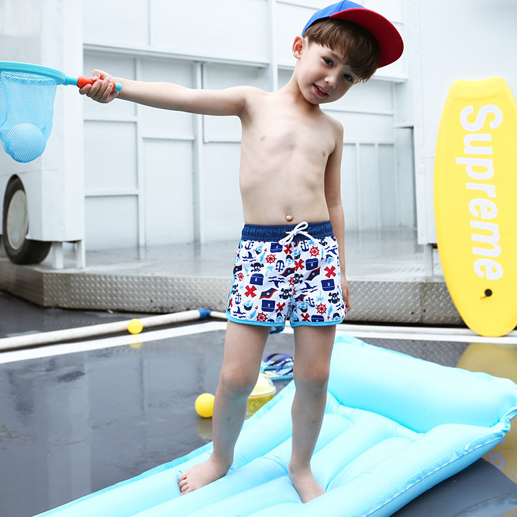 Children's blue swimwear