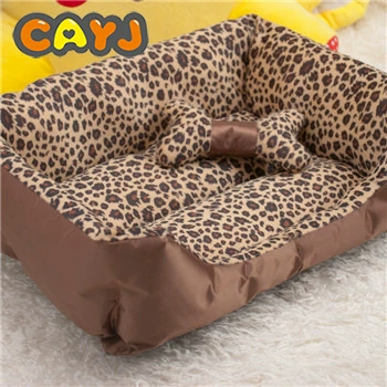 Домашнее животное Youjia кошачье гнездо осень и зима теплая Мода леопардовое квадратное гнездо для домашних животных кровать для собак оптовый размер доступен