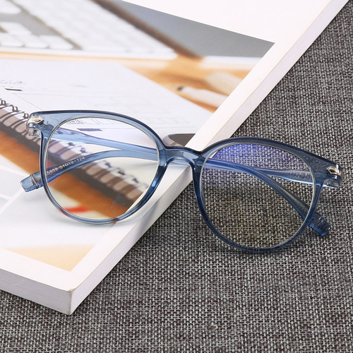 Anti-blue light, versatile computer glasses for men, plain mirror glasses for women, Korean style trendy flat mirror glasses for women, flat mirror glasses for women