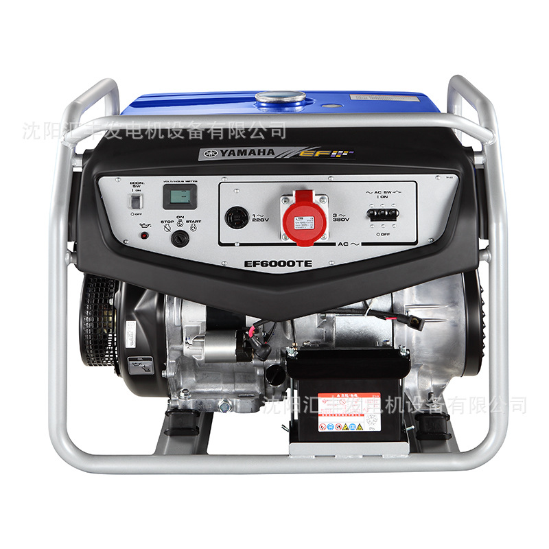 雅马哈小型220V汽油发电机家用工业三相380V电启动汽油发电机