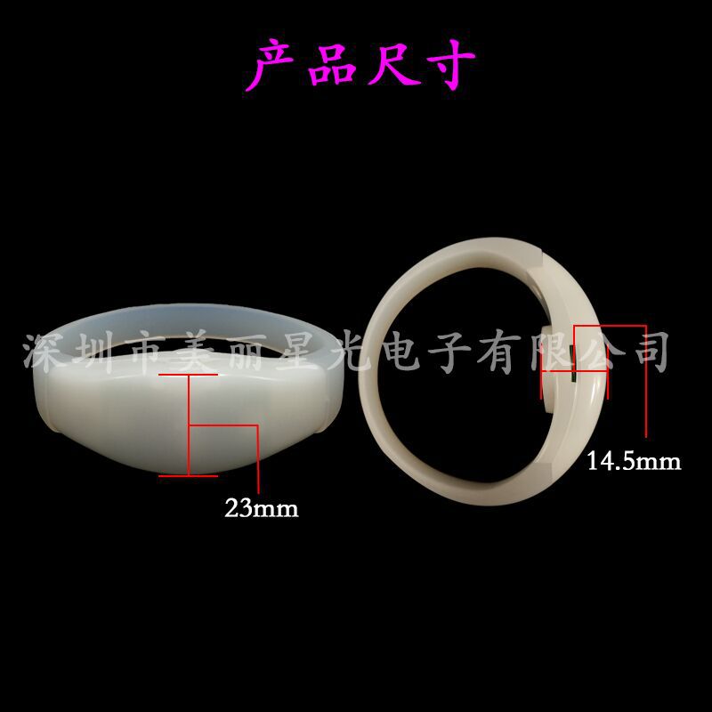 Pulsera luminosa de control remoto de concierto de aprobación directa de fábrica pulsera LED de rompecabezas de matriz de puntos de cambio de color de partición DMX