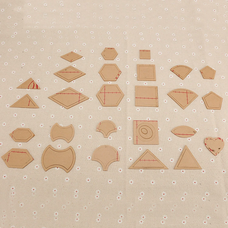 Имитация колы лоскутный шаблон DIY Ручное шитье Лоскутное инструменты 27 комплектов прозрачных шаблонов