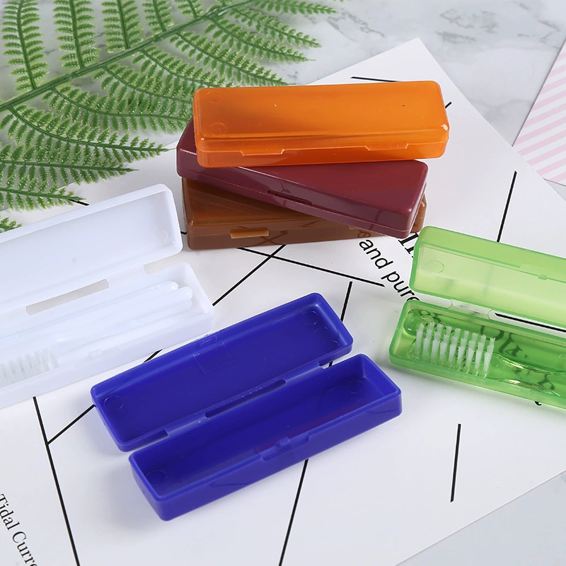 Авиационная гостиничная зубная щетка Docking Ten Square Box Зубная щетка дорожная портативная Съемная зубная щетка