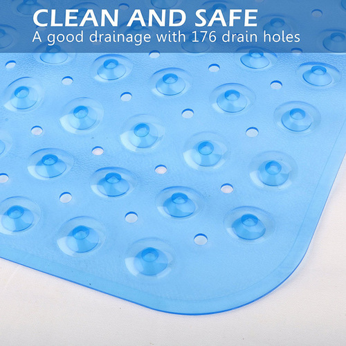100*40cm extended PVC bathroom anti-slip mat bathroom bathtub mat with suction cup floor mat Amazon