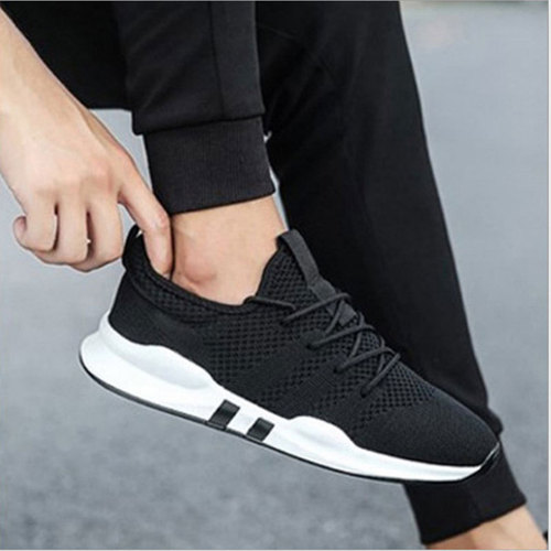 2024 Autumn New Knit Fashion Breathable Men's Casual Sports Shoes Trendy Fashion Running Student Shoes for Men
