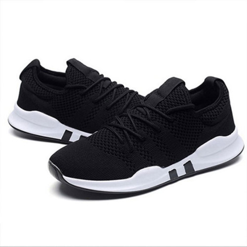 2024 Autumn New Knit Fashion Breathable Men's Casual Sports Shoes Trendy Fashion Running Student Shoes for Men