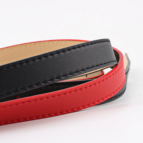 Foreign trade new European and American style belt for women, fashionable and versatile concealed buckle multi-color belt wholesale/dropshipping