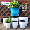 Automatic big resin, plastic flowerpot, wholesale