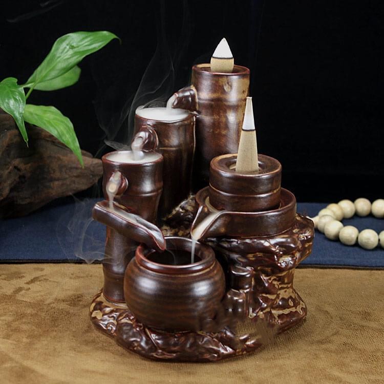 Wholesale Ceramic Stone-Milled Backflow Incense Burner from the Manufacturer, Can Be Used as a Plant Container for Pennywort, Incense Burner for Sandalwood, Creative Home Decor Wholesale Ceramic Stone-Milled Backflow Incense Burner from the Manufacturer, Can Be Used as a Plant Container for Pennywort, Incense Burner for Sandalwood, Creative Home Decor