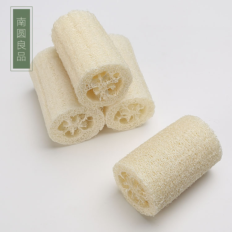 Natural Hard Loofah Segments Inch-Sized Loofah Bath Scrub Exfoliating Loofah Sponge Wholesale Cross-Border E-Commerce Export