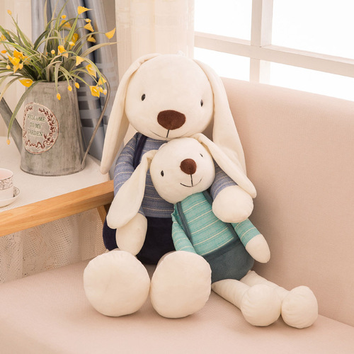 Creative Rabbit Cartoon Cute Sugar Rabbit Plush Toy Catcher Doll Long-Eared Rabbit Doll Event Gift