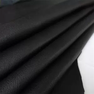 Обработанная черная сумка из натуральной замши из козьей кожи с подкладкой из натуральной замши для обуви