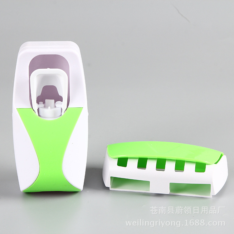 Fábrica directa personalidad creativa máquina de exprusión de pasta de dientes plástica productos sanitarios en línea famosa máquina de exprusión automática de pasta de dientes