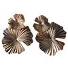 Capacious earrings, metal accessory, 2022 collection, European style, flowered