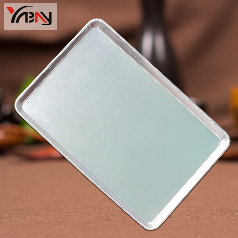 Herramientas para hornear bandeja de hornear de aluminio rectangular 60*40 bandeja de hornear de pastel de aluminio comercial bandeja de hornear horno 0,8 de espesor