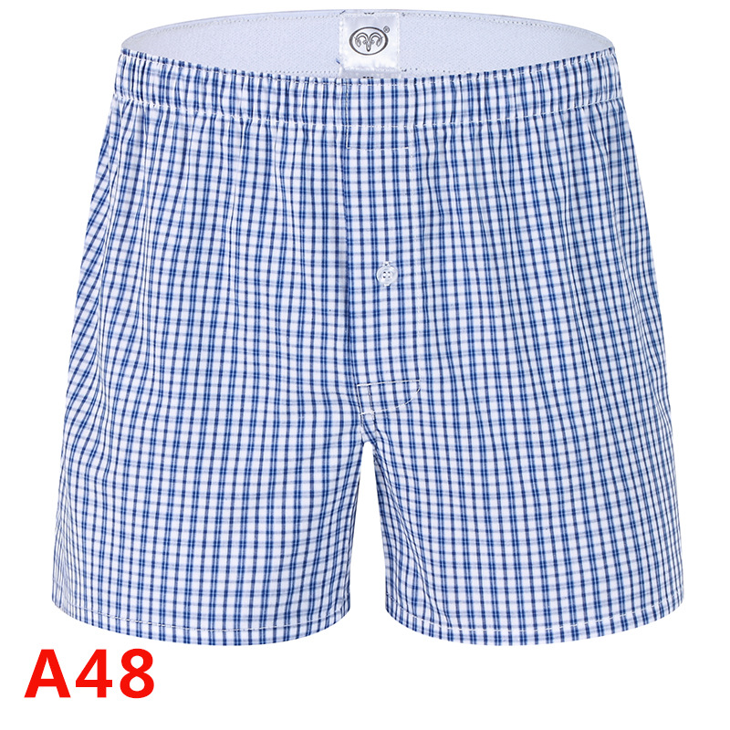 Lin Hengxiang algodón sueltos calzoncillos de los hombres verano casa casual impreso Arro pantalones cortos pantalones de los hombres al por mayor