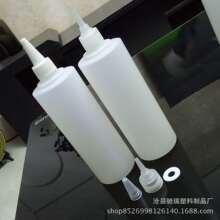 现货500ml毫升尖嘴塑料瓶 透明软尖嘴瓶500ml 白色挤压胶水瓶