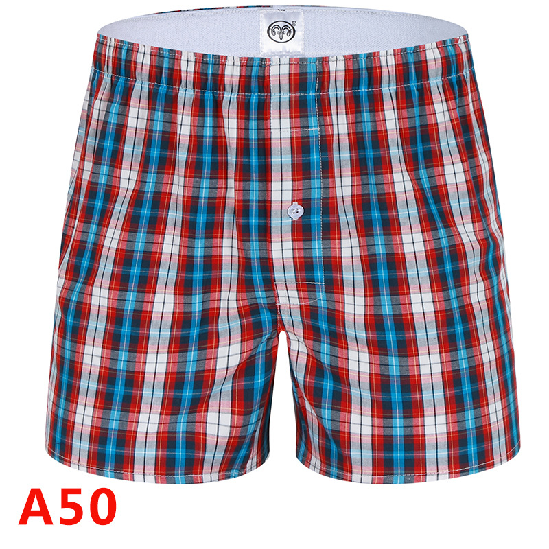 Lin Hengxiang algodón sueltos calzoncillos de los hombres verano casa casual impreso Arro pantalones cortos pantalones de los hombres al por mayor