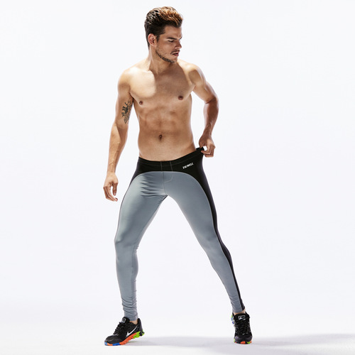 Specialized Sports Fitness Running Long Pants Sweat-Wicking Athletic Long Pants Men's Tight Training Pants Cross-Border Wholesale