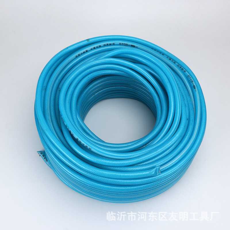 厂家大量批发无毒有味宝蓝洗车水管PVC软水管园林浇水家用水管