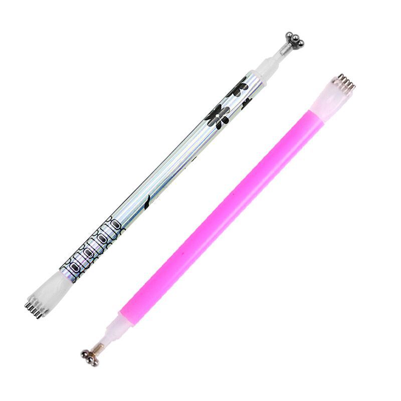 Herramientas de uñas al por mayor pluma de imán de ojo de gato de doble cabeza pluma magnética Plum Blossom marca modelado magnético pluma mágica pluma magnética