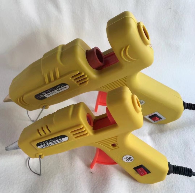 新款胶枪 热熔胶枪电热带开关指示灯电动胶枪双功率调温胶枪