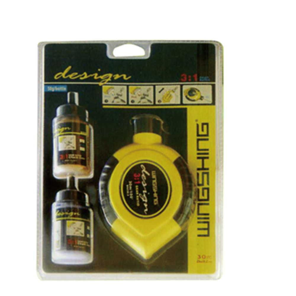 双个小粉瓶搭配高档划线器 泡壳包装 欧洲市场 红蓝粉 15M30M