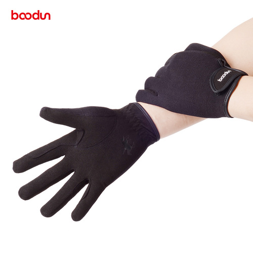 Factory direct sales touch screen riding gloves, wear-resistant anti-slip riding gloves, professional horse racing gloves and riding supplies