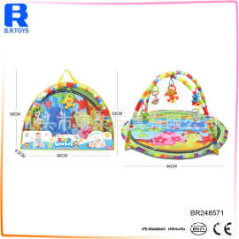 音乐健身架早教玩具 游戏毯爬行垫 宝宝多功能健身架地毯仅供外销