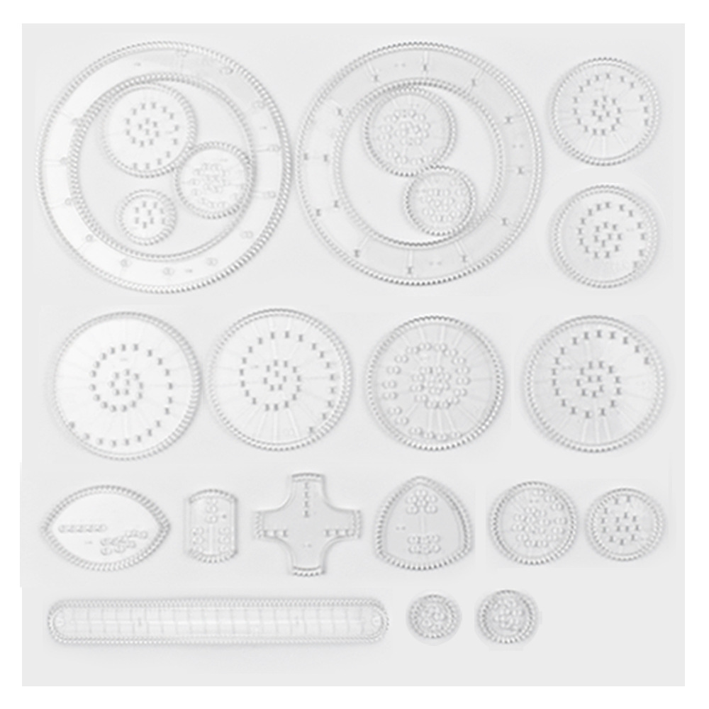 A granel Plantilla de pintura para niños regla inteligencia papelería dibujo caleidoscopio traje caleidoscopio mágico accesorios de juguete