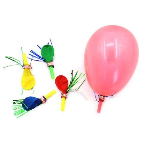 Golden Balloon Dragon Whistle Balloon Trumpet Whistle Children's Dragon Blowing Toy Wholesale Birthday Party Supplies