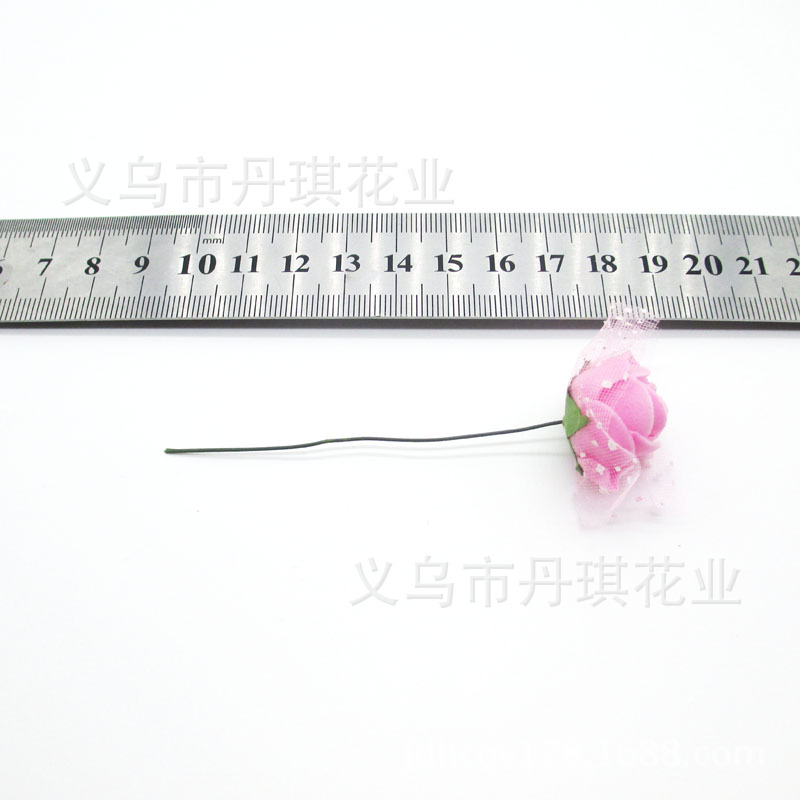 Suministro 2,5 cm PE flor caja de dulces con accesorios de hilo de espuma flor multicolor DIY Garland material flor Accesorios