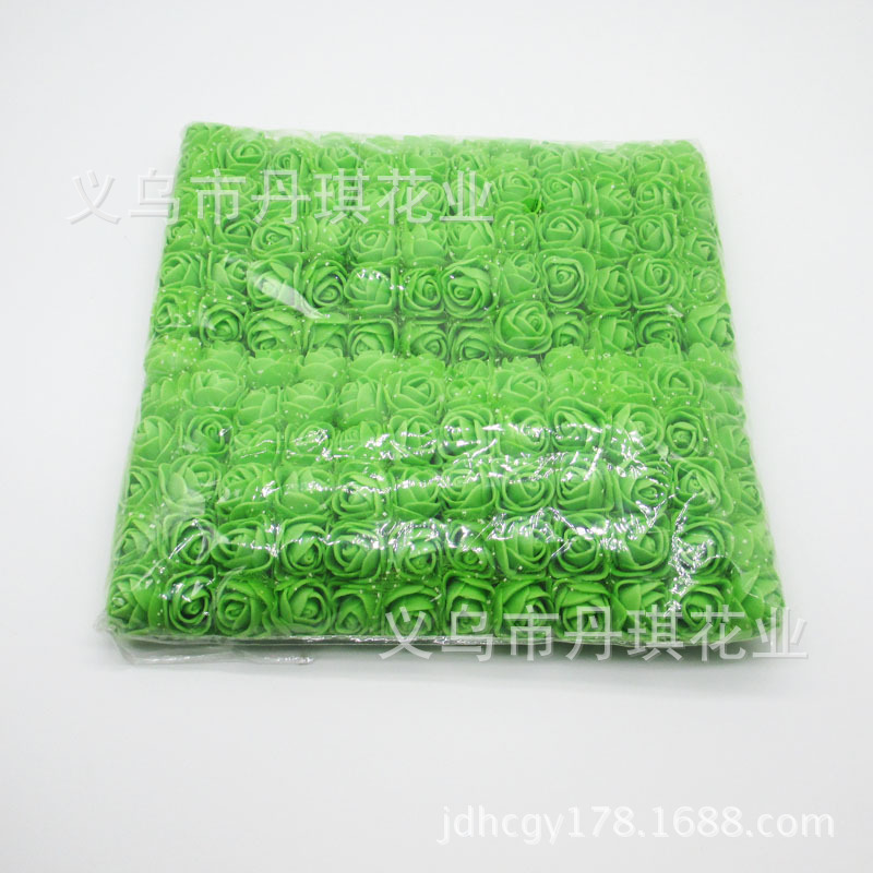 Suministro 2,5 cm PE flor caja de dulces con accesorios de hilo de espuma flor multicolor DIY Garland material flor Accesorios