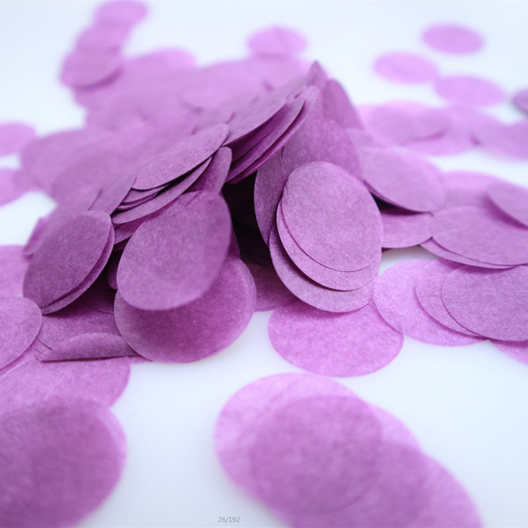 2.5cm 원형 색종이 보라색/10g 팩