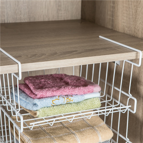 Japanese hanging basket wardrobe storage clothing storage rack kitchen partition storage rack dormitory partition storage rack hanging basket