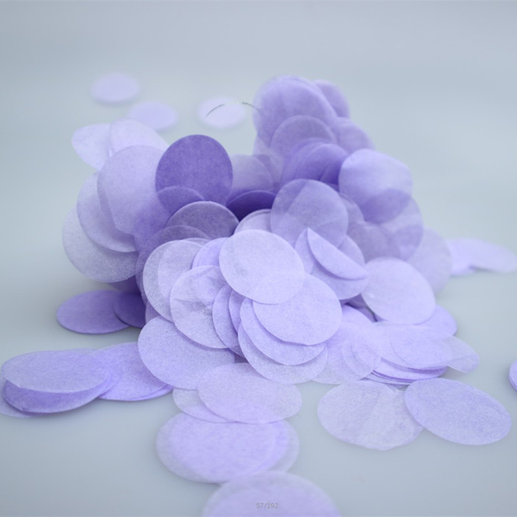 2.5cm 원형 색종이 연보라색/10g 팩