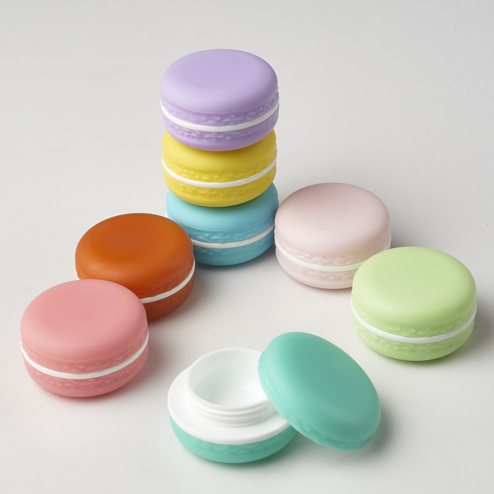 Venta al por mayor 5 ml10 ml20 g caja de crema macaron de color caja de subempaque máscara de ojos botella de muestra pequeña botella de rubor caja de crema de labios