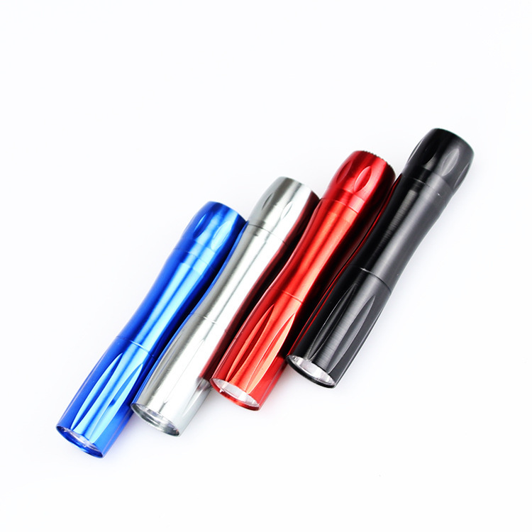 Aluminum Alloy LED Flashlight Mini 5 Battery Portable Emergency Lighting Light Home Outdoor Camping Hiking Light