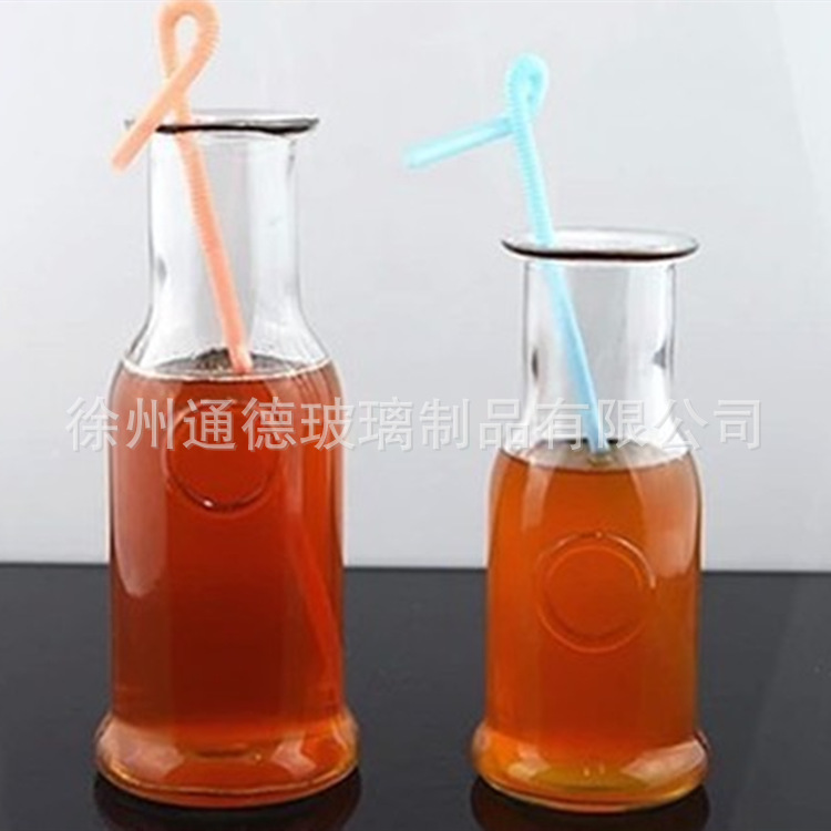 厂家批发350ml官山饮料玻璃瓶 350ml玻璃饮料瓶  果汁瓶