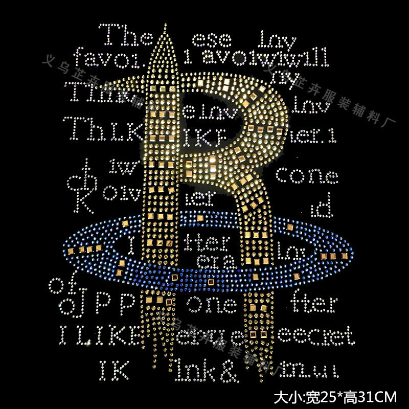 时尚烫图烫钻图案加工烫图T裇服装铺料DIY配件LOGO图案制作