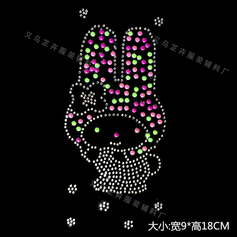 烫图来样制做厂家供应烫图烫钻童装亮片图案排钻图案烫钻加