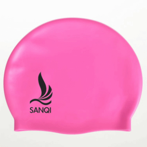 Sanqi Clothing Swimwear Fashionable Waterproof Silicone Professional Sports Adult Long Hair Unisex Ear Protection Swimming Cap