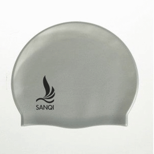 Sanqi Clothing Swimwear Fashionable Waterproof Silicone Professional Sports Adult Long Hair Unisex Ear Protection Swimming Cap